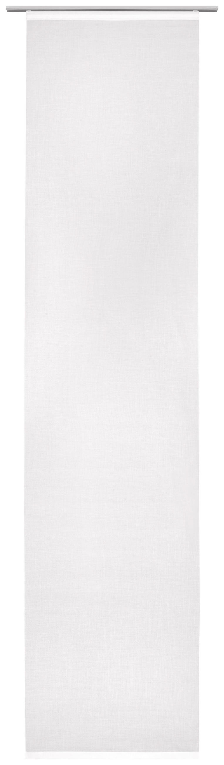 PANELNA ZAVESA   60/255 cm   - bela, Design, tekstil (60/255cm) - Novel