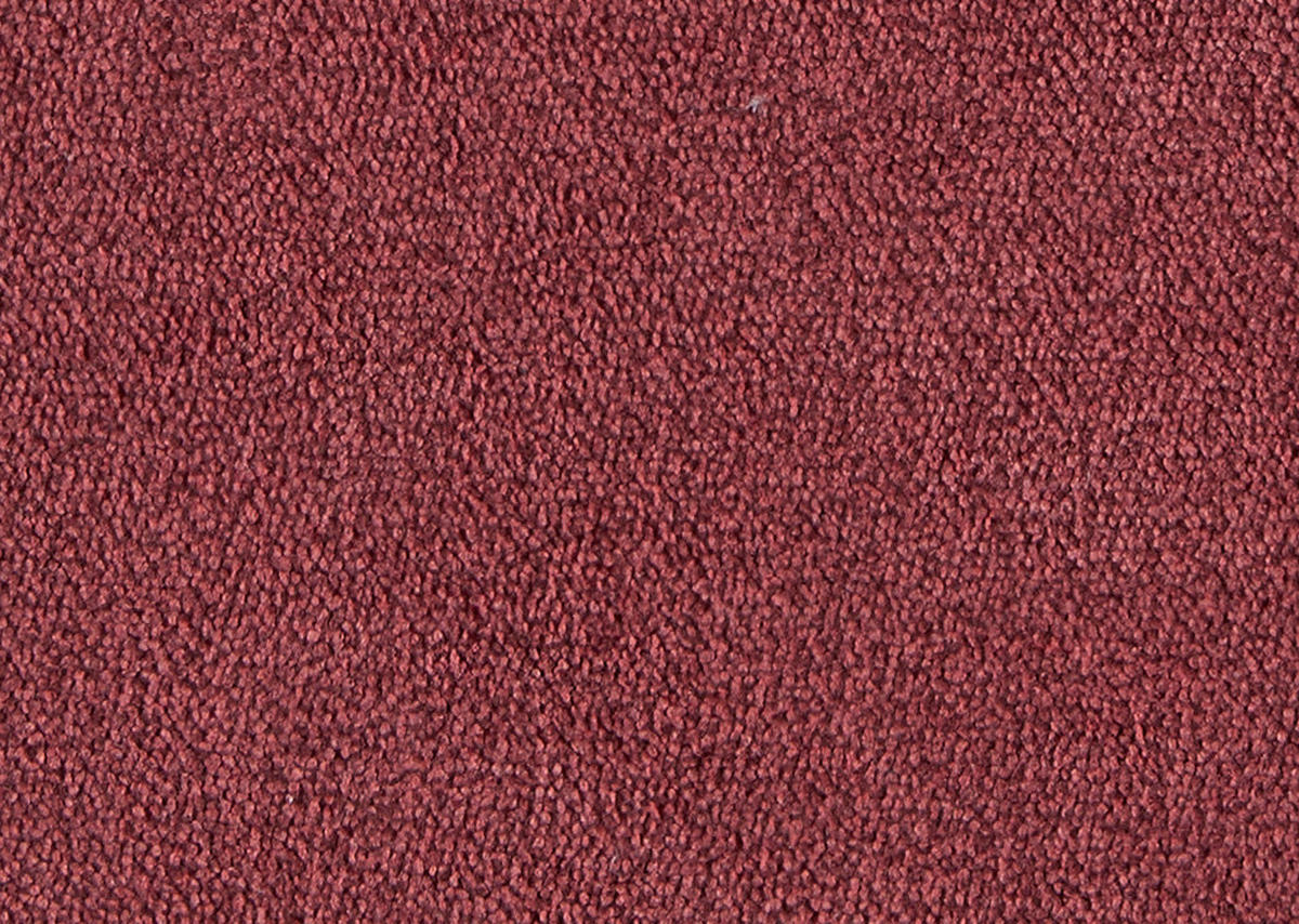 STUHL  in beflockt  - Eichefarben/Rot, Konventionell, Holz/Textil (47/95/60cm) - Cantus