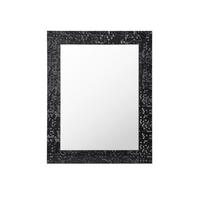 OGLINDĂ DE PERETE 55/70/2 cm    - negru, Lifestyle, plastic/sticlă (55/70/2cm) - Carryhome
