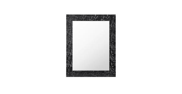 WANDSPIEGEL 55/70/2 cm    in rechteckig  - Schwarz, LIFESTYLE, Glas/Kunststoff (55/70/2cm) - Carryhome