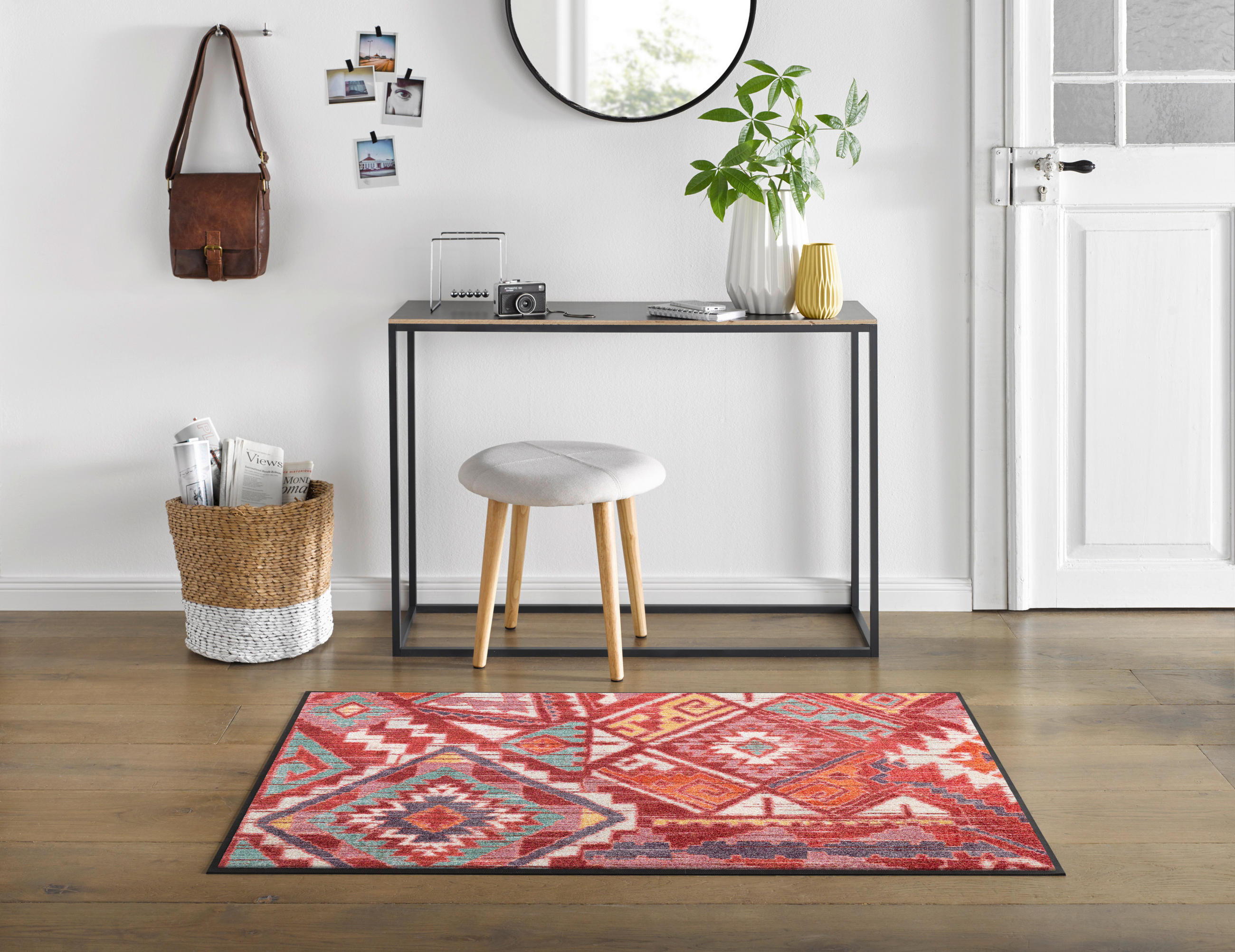 COVORAȘ DE INTRARE 75/120 cm  - roșu, Konventionell, plastic/textil (75/120cm) - wash+dry