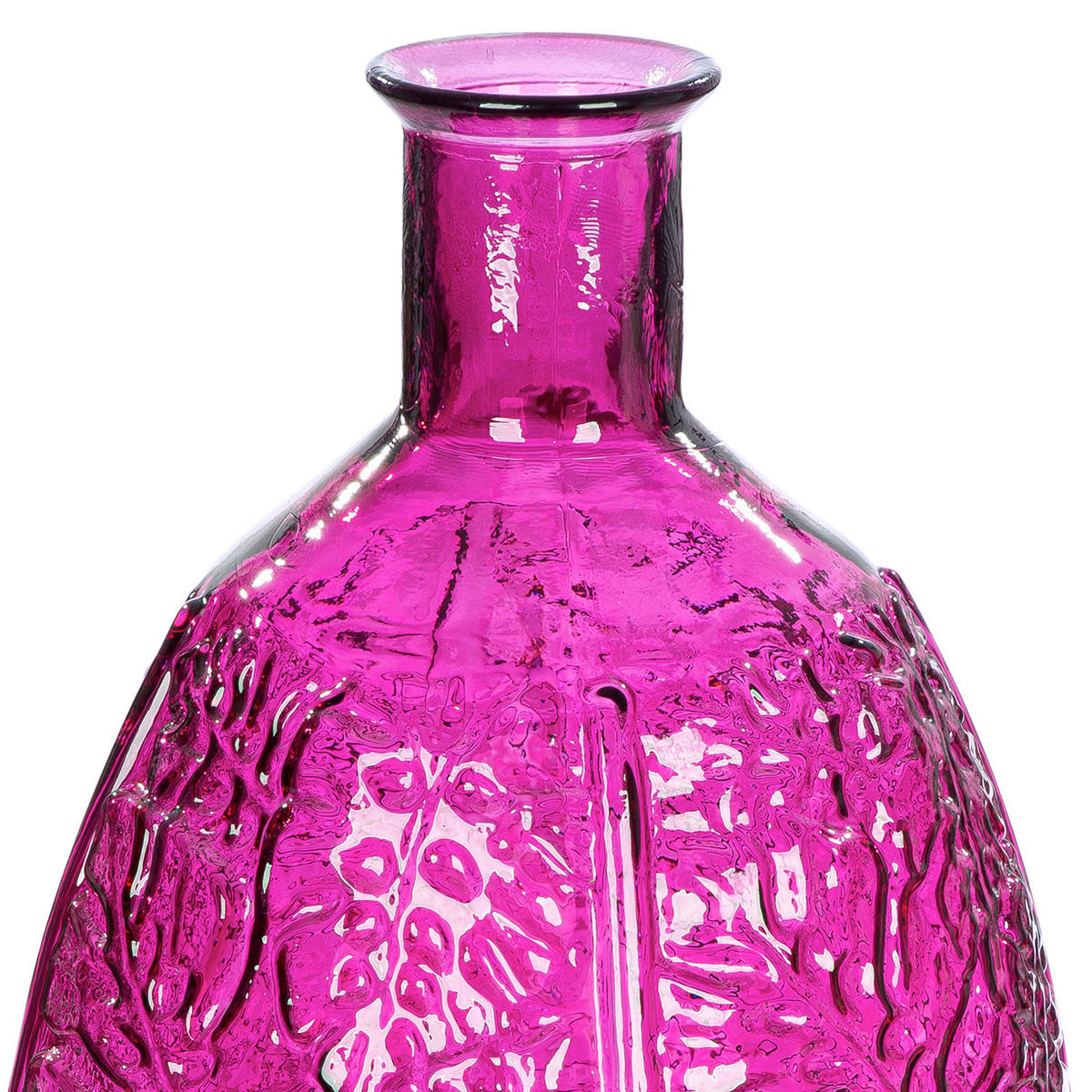 BODENVASE DSCHUNGEL  - Pink, Basics, Glas (29/59cm)