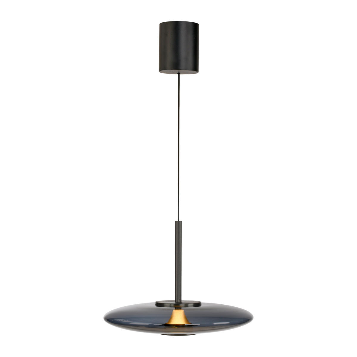 LED-PENDELLEUCHTE 45/45/240 cm  - Grau, Design, Glas/Kunststoff (45/45/240cm) - Neuhaus PURE