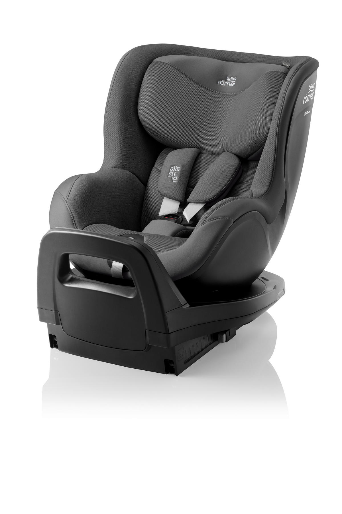 REBOARDER-KINDERSITZ Dualfix Pro M  - Dunkelgrau/Grau, Basics, Kunststoff/Textil (44/48/74cm) - Britax Römer