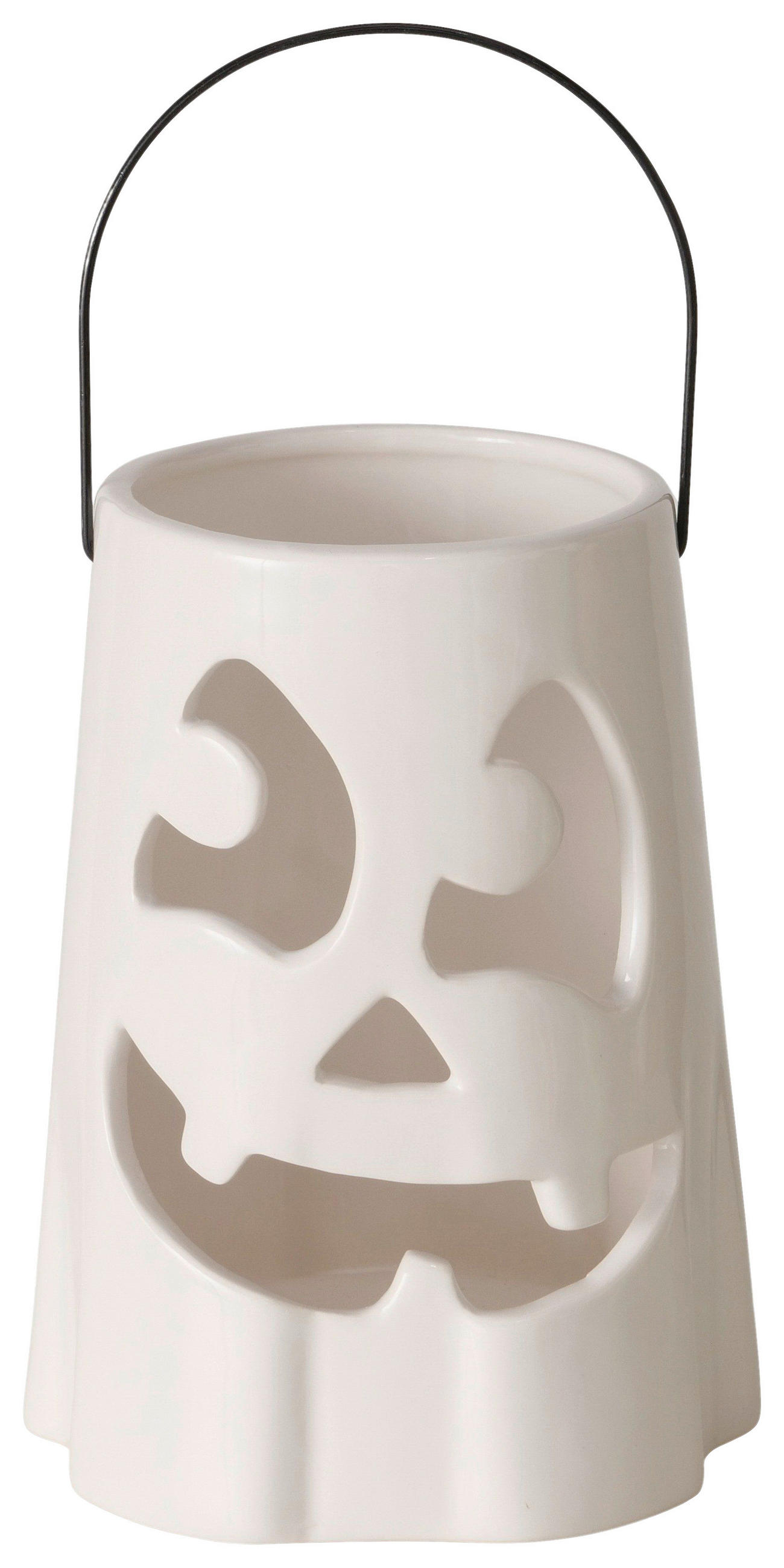 WINDLICHT - Weiß, Trend, Keramik/Metall (14/17,8cm)