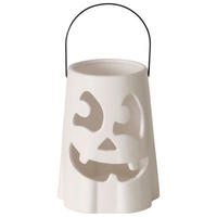 WINDLICHT - Weiß, Trend, Keramik/Metall (14/17,8cm)