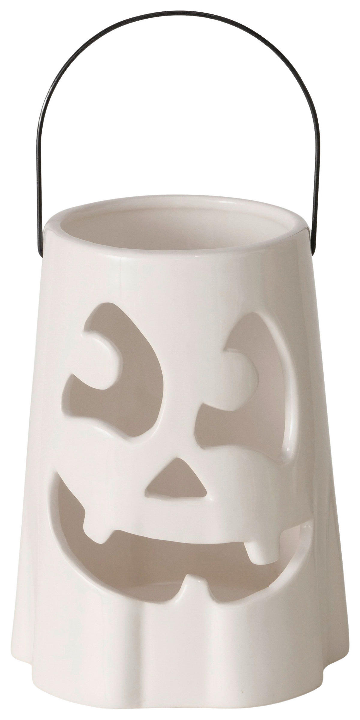 WINDLICHT - Weiß, Trend, Keramik/Metall (14/17,8cm)