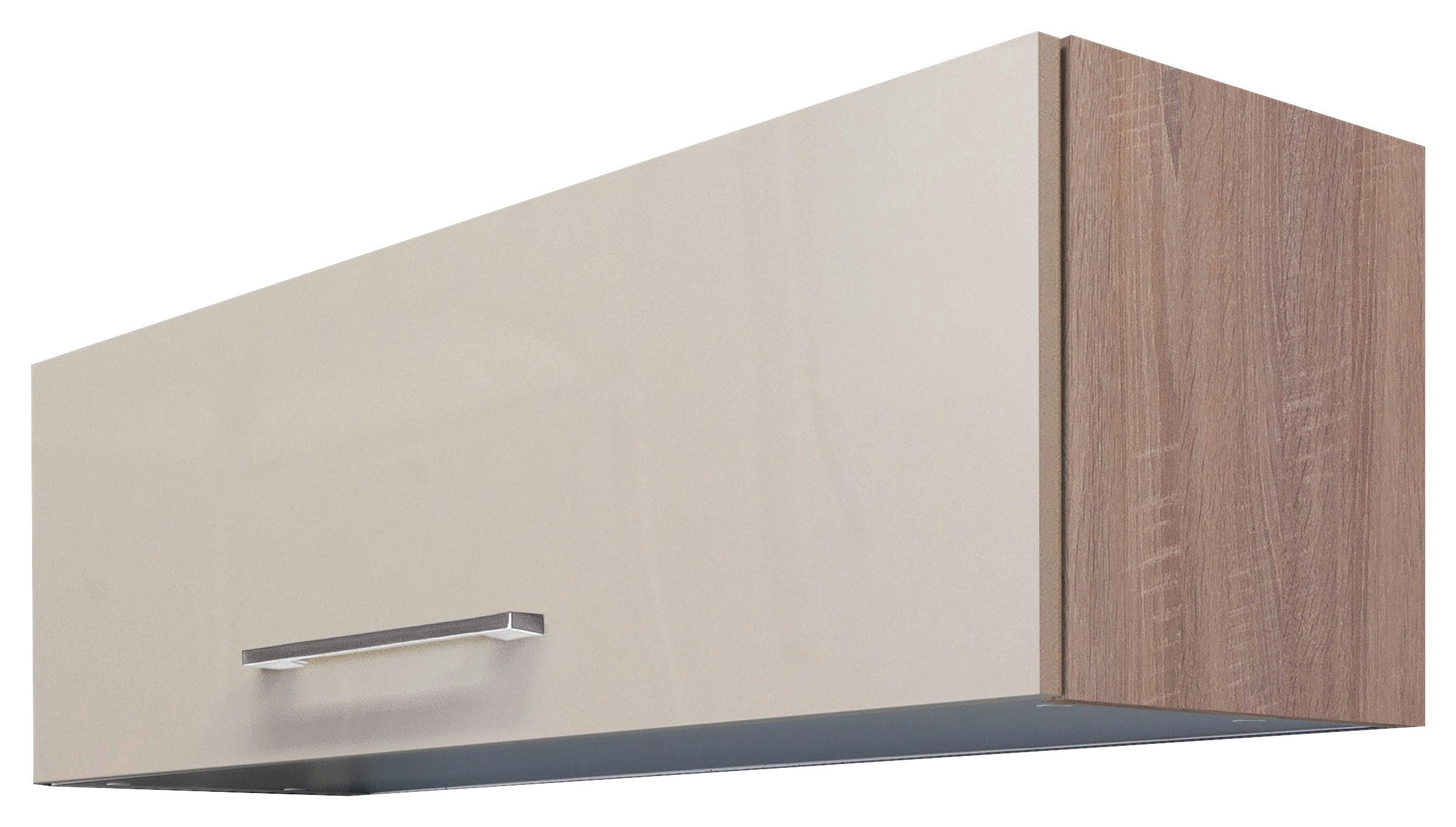 KÜCHENOBERSCHRANK 100/32/32 cm  in Sonoma Eiche, Kaschmir  - Kaschmir/Edelstahlfarben, KONVENTIONELL, Holzwerkstoff/Metall (100/32/32cm) - FlexWell