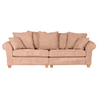 BIG SOFFA i manchester gammelrosa  - ekfärgad/gammelrosa, Lifestyle, trä/textil (264/70/111cm) - Livetastic