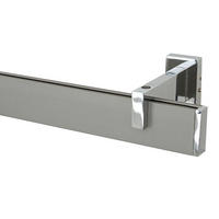VORHANGSCHIENE  390 cm  - Grau, Basics, Metall (390cm)