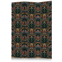 PARAVENT - Blau/Koralle, Basics, Textil (135/172/3cm) - artgeist