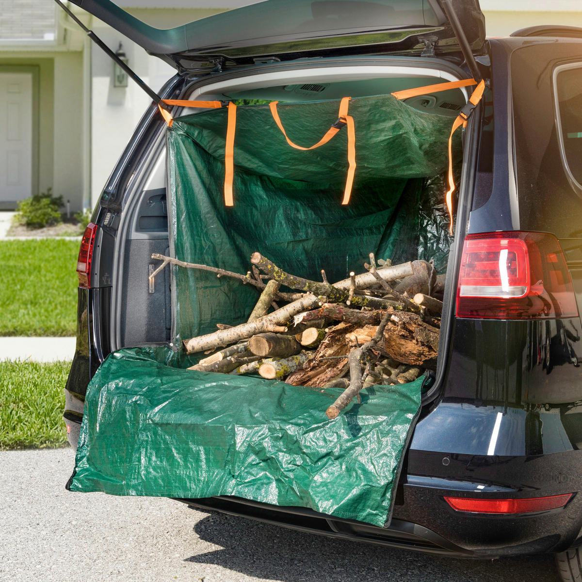 SCHUTZPLANE  - Grün, Basics, Kunststoff (120/70/170cm)