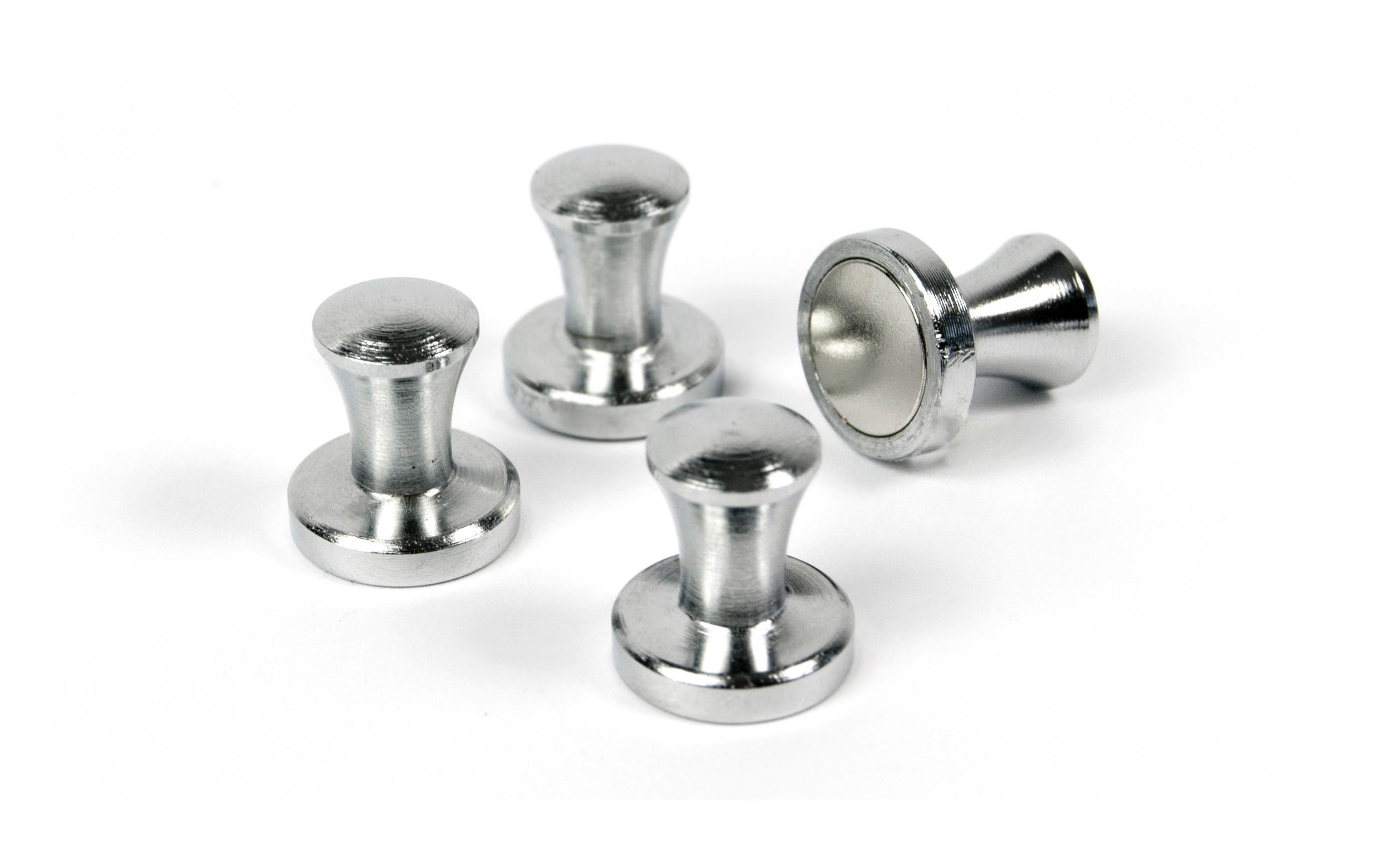 MAGNETSET  - Silberfarben, Basics, Metall (1.4/1.5cm)