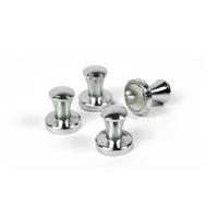 MAGNETSET  - Silberfarben, Basics, Metall (1.4/1.5cm)
