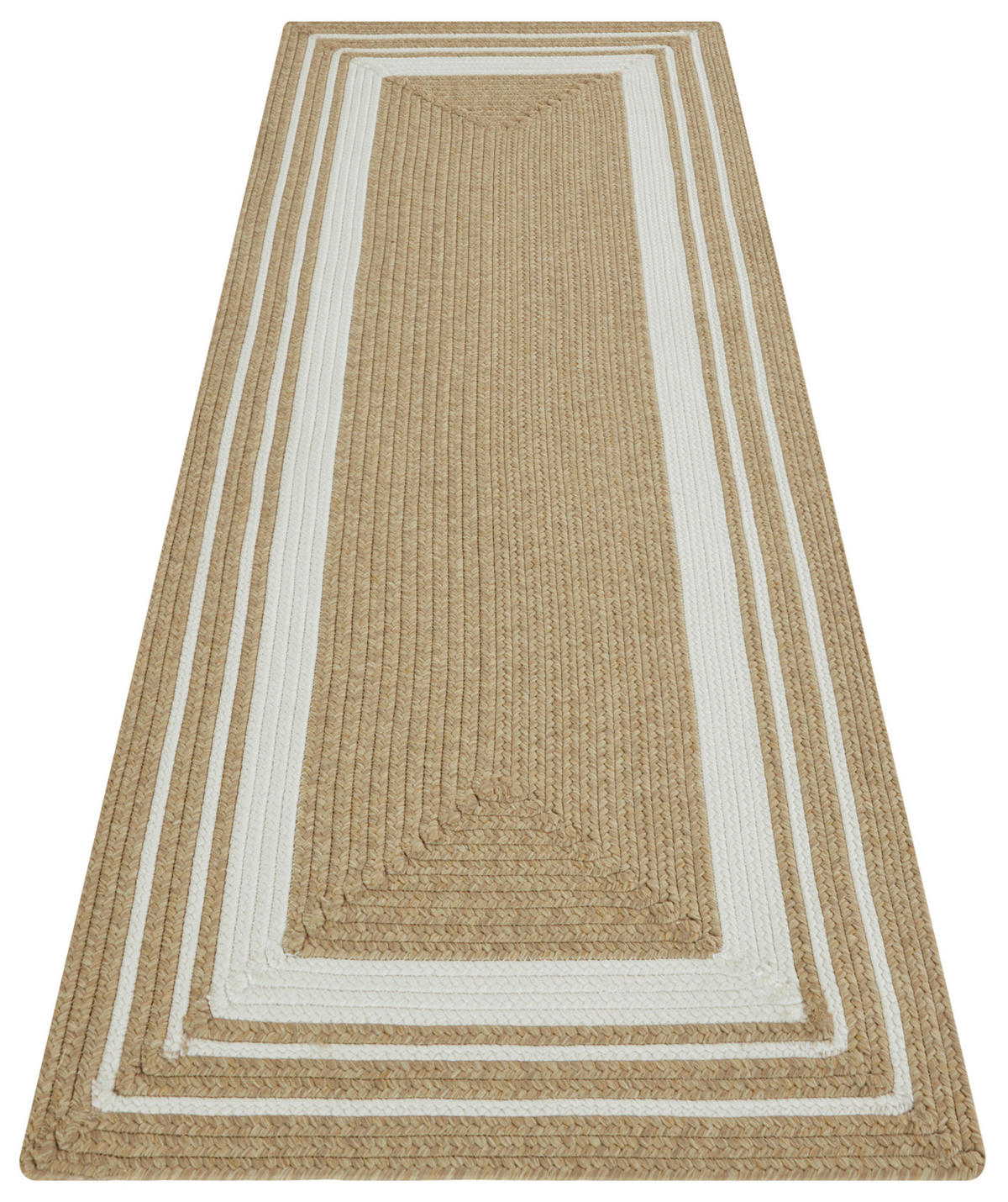 LÄUFER 80/200 cm Braided  - Beige/Creme, Design, Kunststoff (80/200cm)