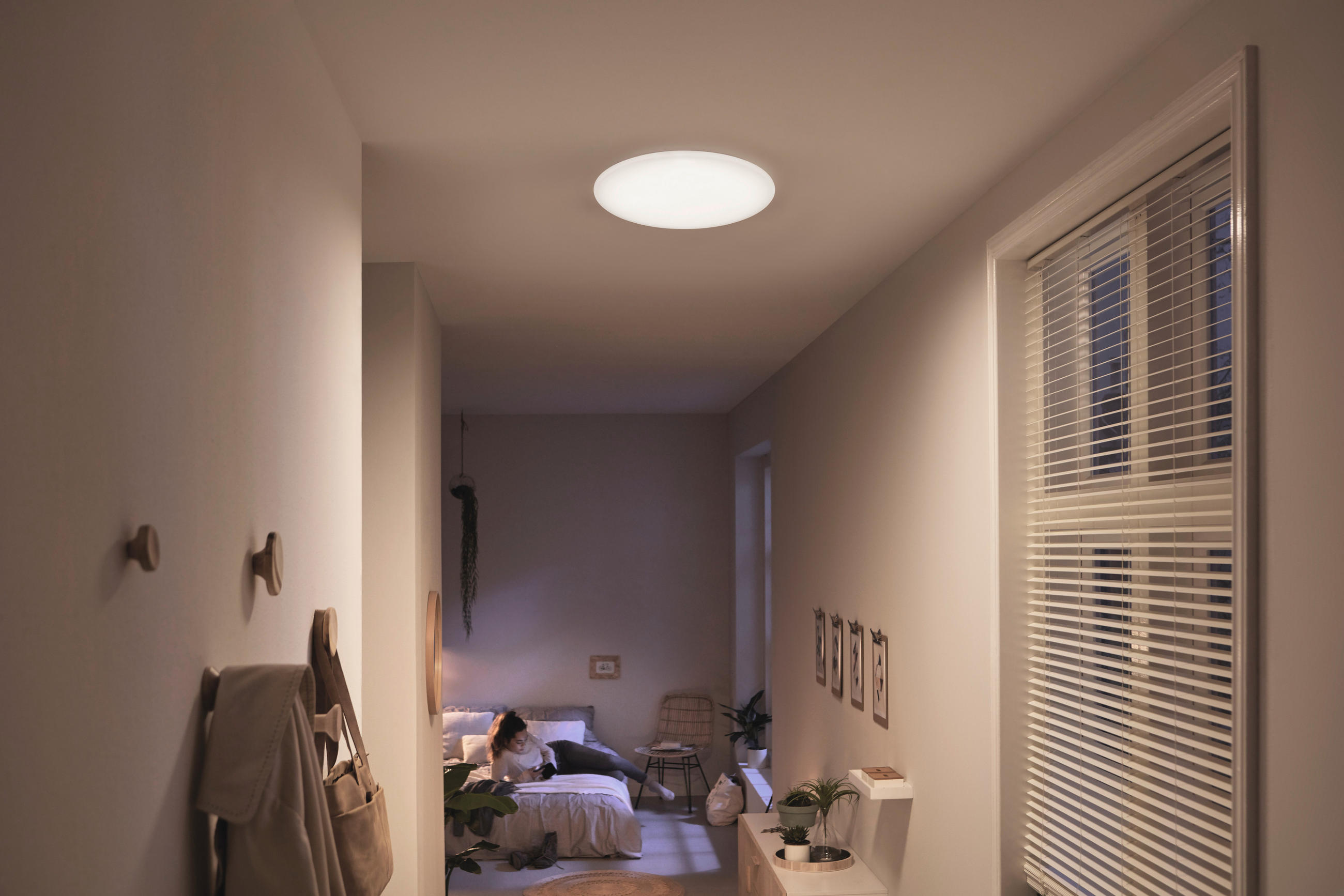 LED-DECKENLEUCHTE Ozziet 28,2/28,2/6,2 cm   - Weiß, Basics, Kunststoff (28,2/28,2/6,2cm) - Philips