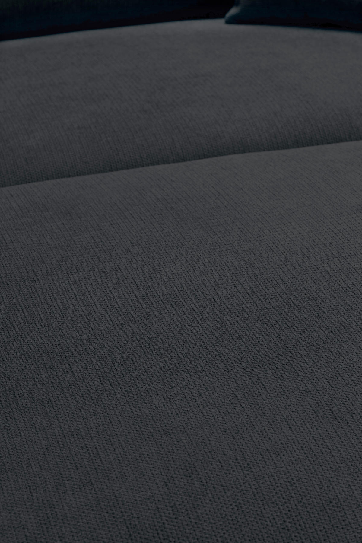 ECKSOFA Schwarz Webstoff  - Schwarz, KONVENTIONELL, Textil/Metall (304/196cm) - Hom`in