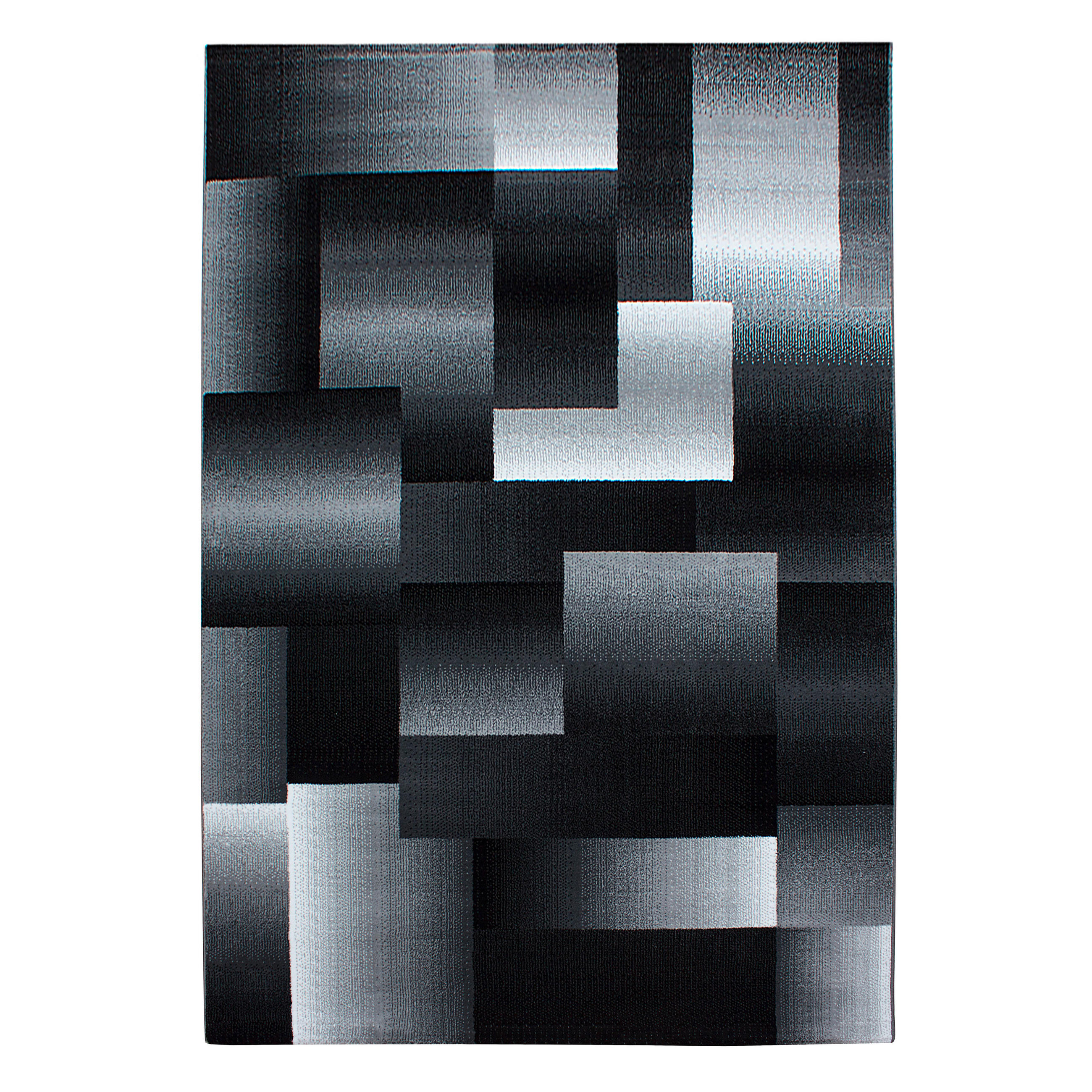 FLACHWEBETEPPICH 140/200 cm Miami Schwarz  - Schwarz, Design, Textil (140/200cm) - Novel