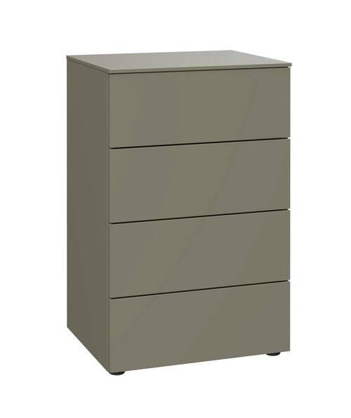 KOMMODE 50/79/41 cm  in Hellgrau  - Hellgrau/Schwarz, Design, Holzwerkstoff/Kunststoff (50/79/41cm) - Xora