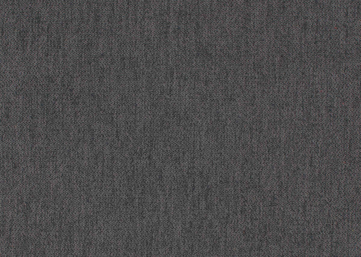 WOHNLANDSCHAFT in Flachgewebe Dunkelgrau  - Dunkelgrau/Silberfarben, Design, Textil/Metall (145/347/208cm) - Cantus