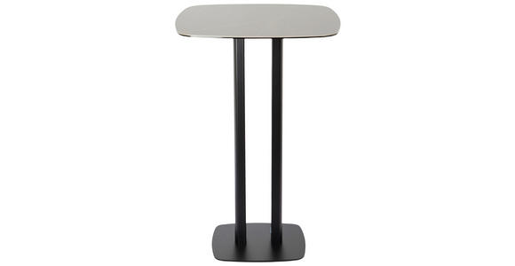 BARTISCH - Schwarz/Grau, Design, Glas/Keramik (70/70/105cm) - Novel