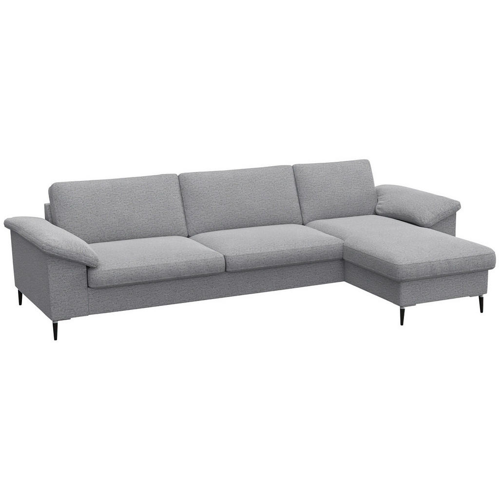Thumbnail - Livetastic Ecksofa, Hellgrau, Textil, 3-Sitzer, Ottomane rechts, L-Form, 274x159 cm, Reach, Goldenes M, Oeko-Tex® Standa...
