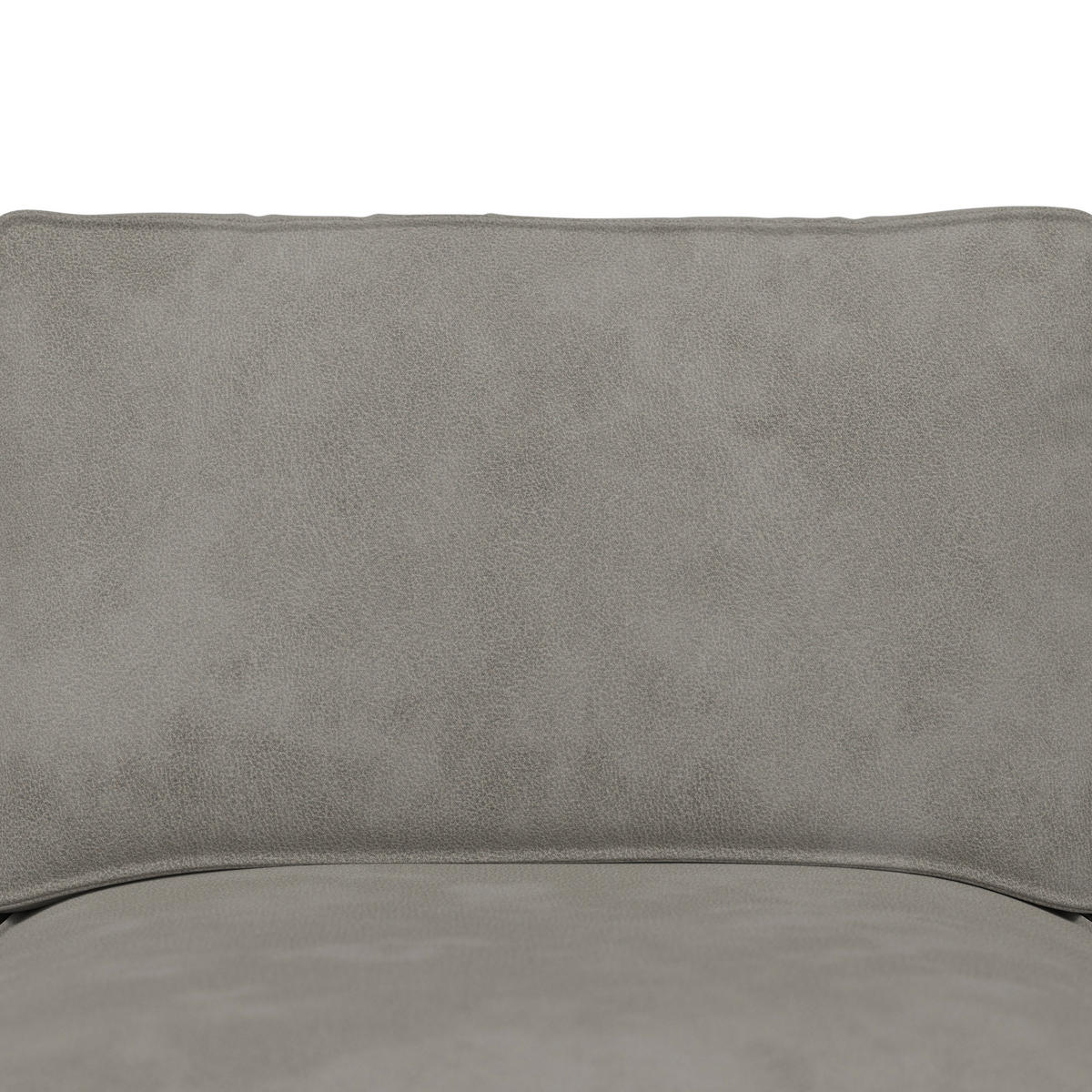ECKSOFA in Flachgewebe Hellgrau  - Hellgrau/Schwarz, Trend, Textil/Metall (232/154cm) - Livetastic