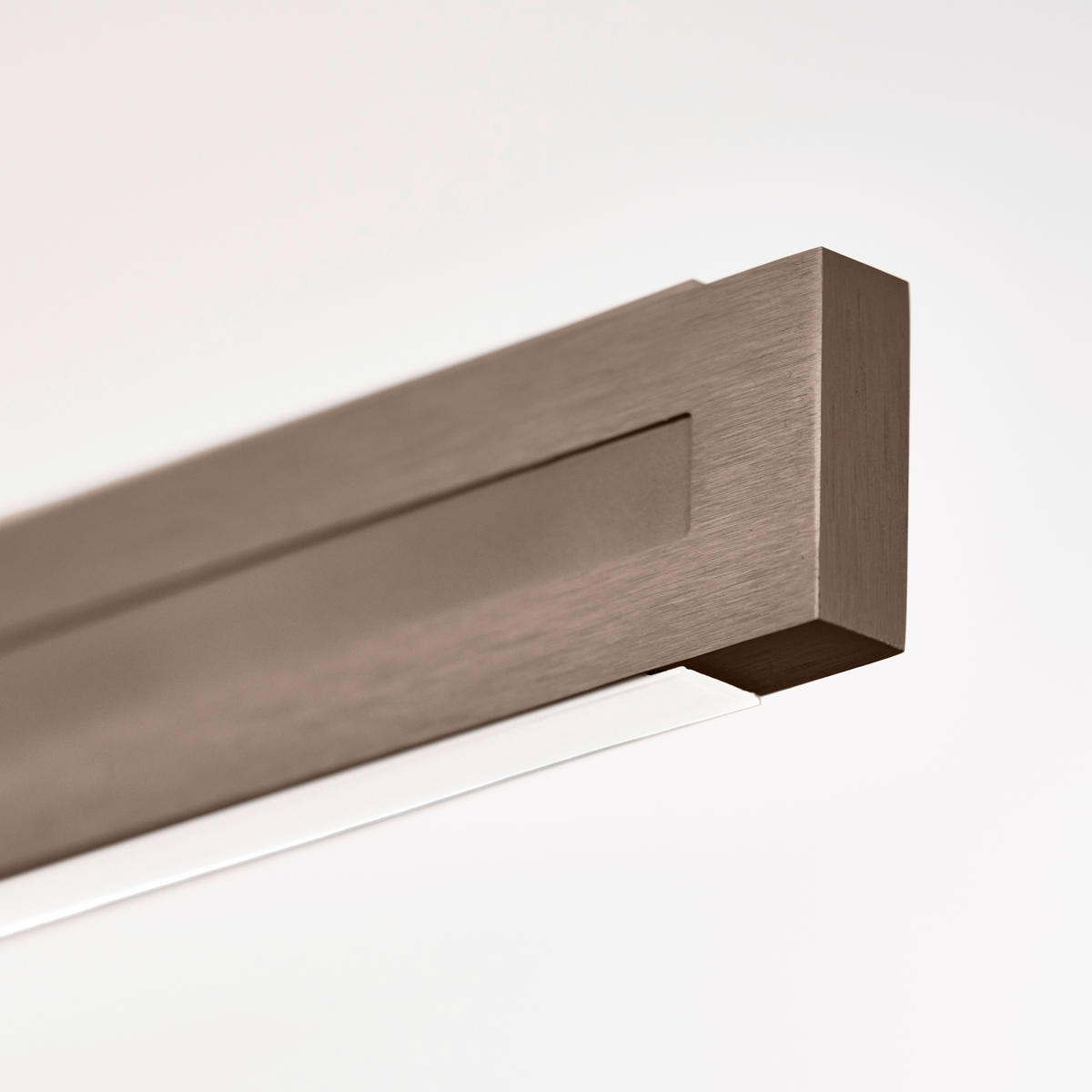 LED-HÄNGELEUCHTE Aera 143/180/9,5 cm  - Bronzefarben, Design, Metall (143/180/9,5cm) - Grossmann