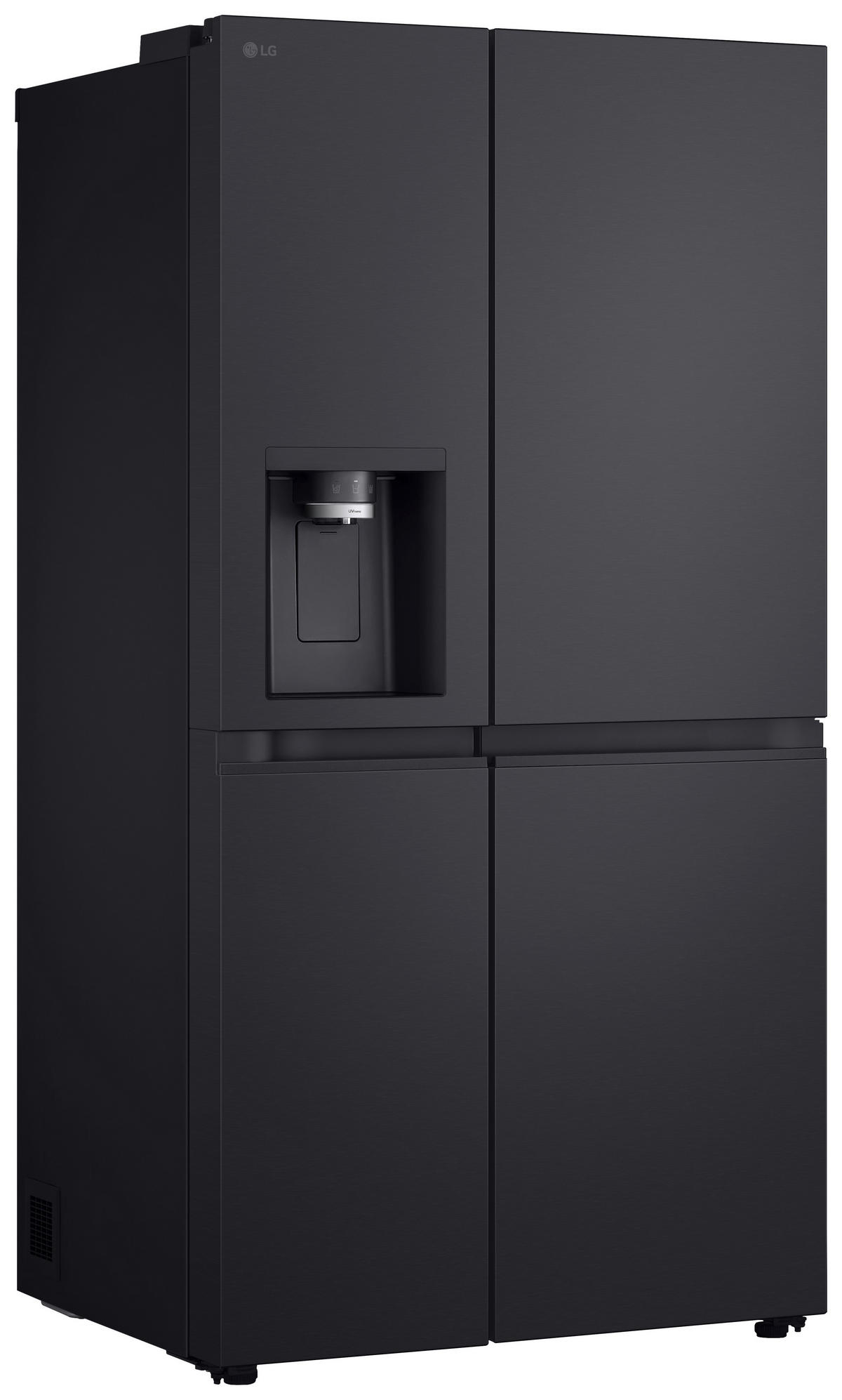 SIDE-BY-SIDE 91,3/179/73,5 cm GSLE91EVAB  - Schwarz, Trend, Glas/Kunststoff (91,3/179/73,5cm) - LG