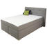 BOXSPRINGBETT Webstoff 140/200 cm INKL. Matratze, Topper - Chromfarben/Silberfarben, KONVENTIONELL, Kunststoff/Textil (140/200cm) - Carryhome BOXSPRINGBETT Webstoff 140/200 cm INKL. Matratze, Topper - Chromfarben/Silberfarben, KONVENTIONELL, Kunststoff/Textil (140/200cm) - Carryhome