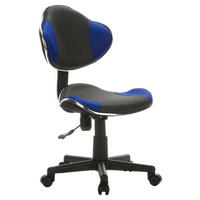 MLADINSKI VRTLJIVI STOL umetna masa modra, siva  - modra/siva, Basics, umetna masa (45/86-101/42cm) - MID.YOU