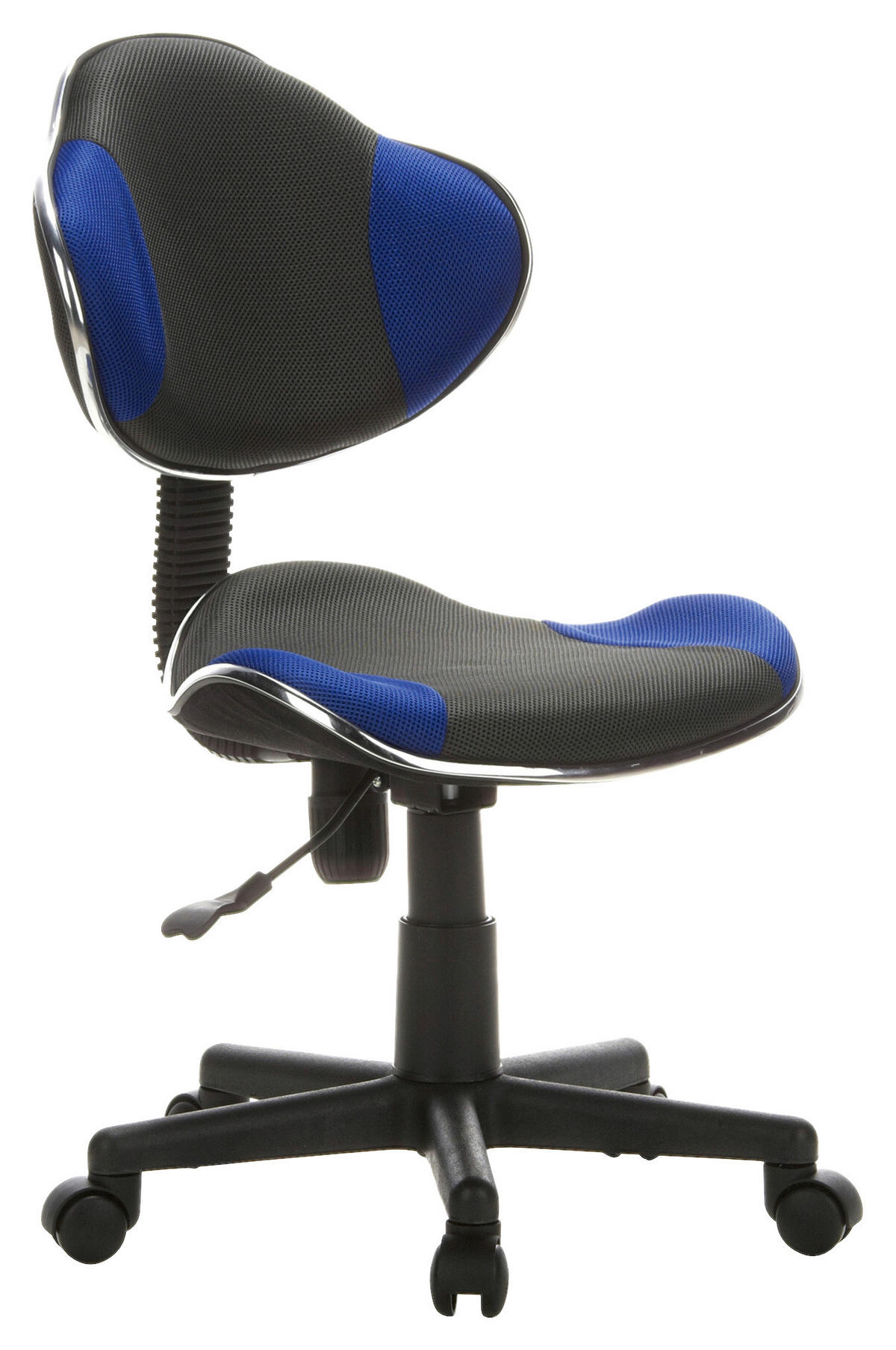 MLADINSKI VRTLJIVI STOL umetna masa modra, siva  - modra/siva, Basics, umetna masa (45/86-101/42cm) - MID.YOU