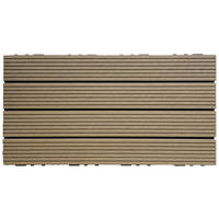 TERRASSENFLIESE WPC PUERTO PICOLO 60X30CM 6-ER SET  - Beige, KONVENTIONELL, Holzwerkstoff (60/30/2.4cm)