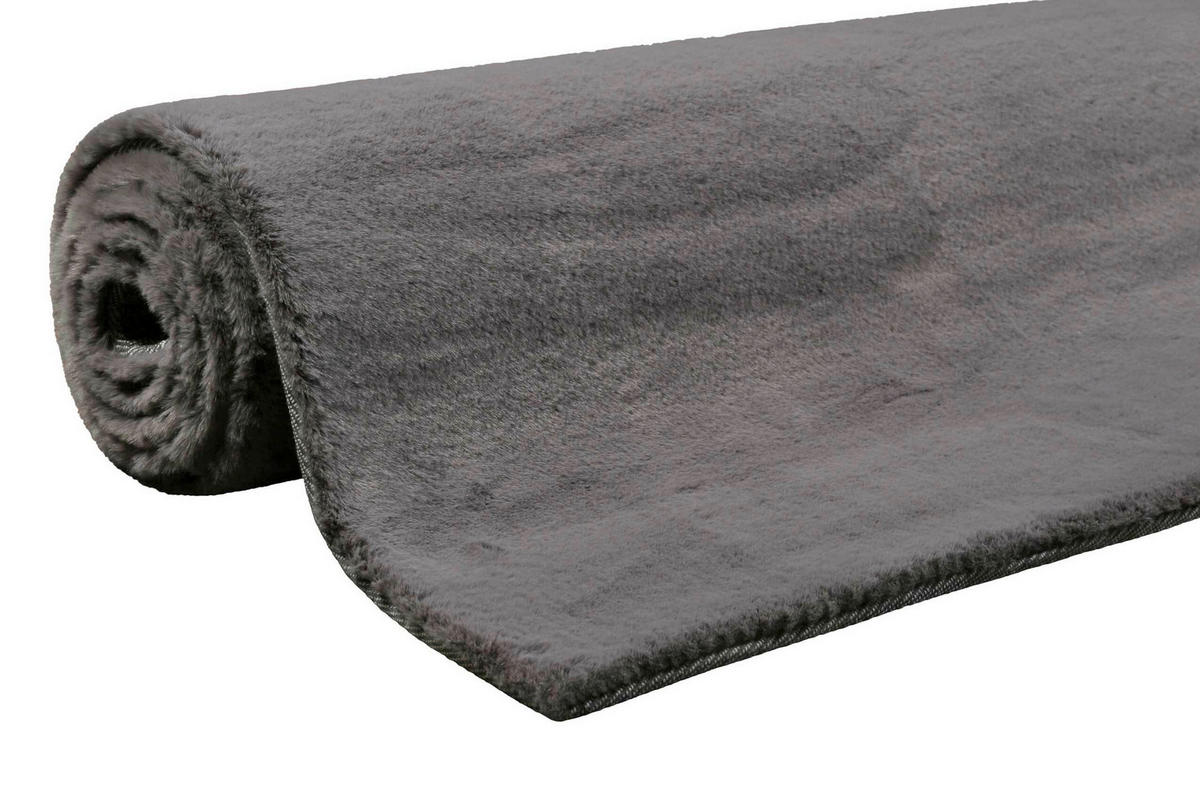 HOCHFLORTEPPICH 70/140 cm  - Anthrazit, KONVENTIONELL, Textil (70/140cm) - Esprit