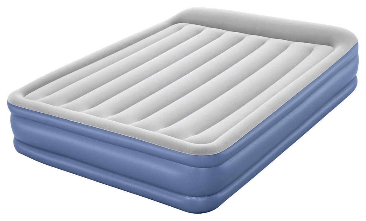 LUFTBETT TRITECH AIR 67630 Hellgrau, Dunkelblau  - Hellgrau/Dunkelblau, KONVENTIONELL, Kunststoff (203/152/46cm) - Bestway