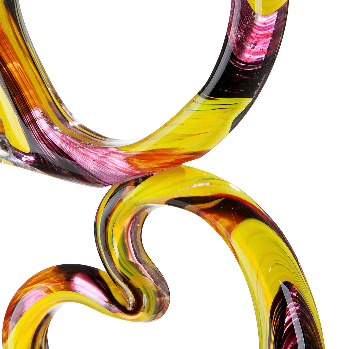 DEKOHERZ - Gelb/Rot, Basics, Glas (22/40/10cm)