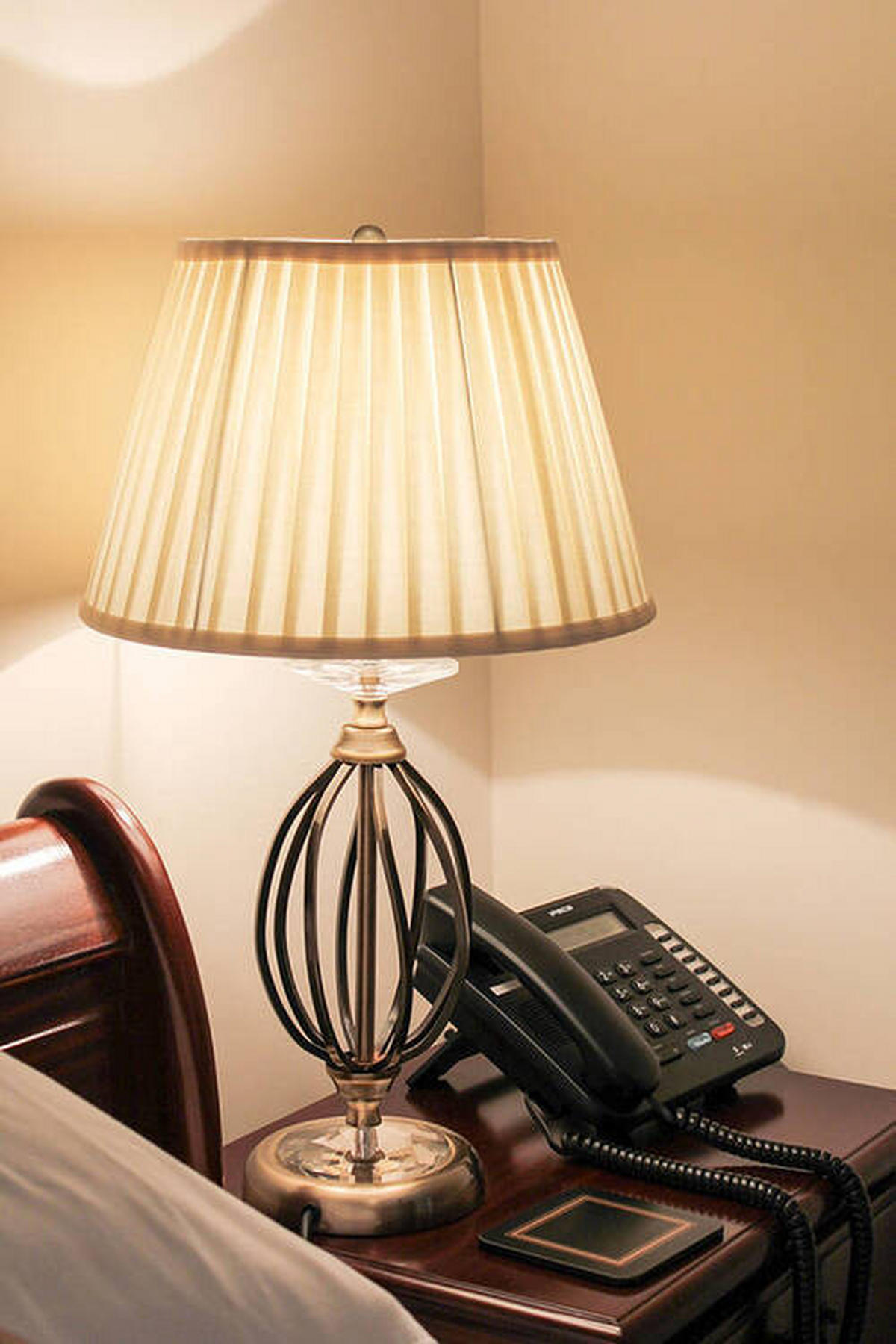 TISCHLEUCHTE - Messingfarben, Konventionell, Textil/Metall (36/58cm) - Elstead Lighting