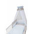 GITTERBETTSET - Blau/Weiß, Basics, Textil (100/135cm) - Bebe's Collection