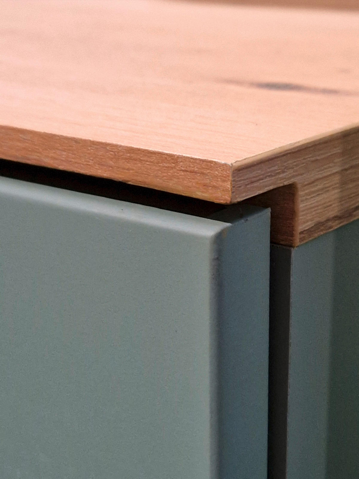 GARDEROBE 3-teilig  in 155/188/37 cm  - Salbeigrün/Eiche Artisan, MODERN, Holzwerkstoff (155/188/37cm) - Voleo