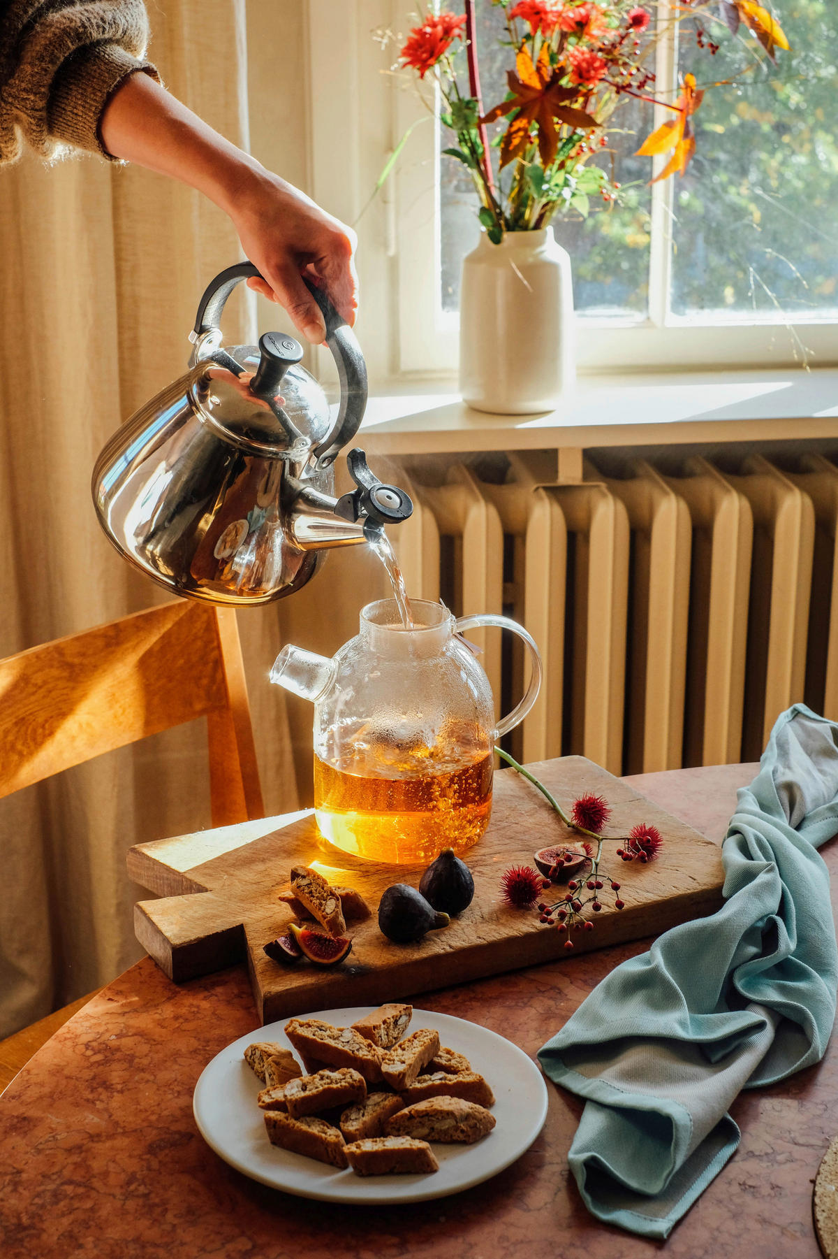 SADA UTĚREK 2dílné - zelená, Basics, textil (50/70cm) - Vossen