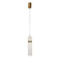 HÄNGELEUCHTE    - Goldfarben, Konventionell, Kunststoff (120/6/6cm)