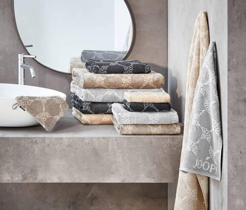 FROTTIERSET CORNFLOWER Sandfarben, Beige 5-teilig - Sandfarben/Beige, Basics, Textil - Joop!