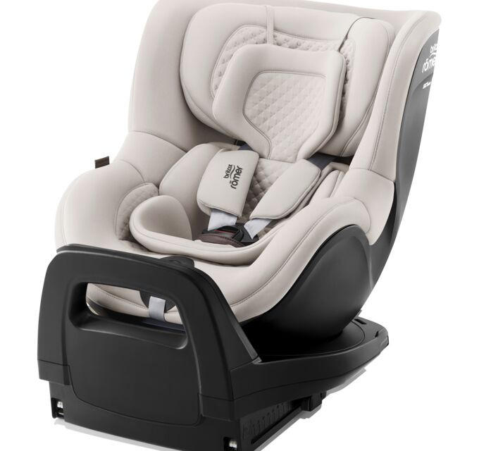 REBOARDER-KINDERSITZ Dualfix Pro M  - Greige/Beige, Basics, Kunststoff/Textil (44/48/74cm) - Britax Römer