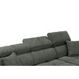 ECKSOFA Dunkelgrün Chenille  - Dunkelgrün/Schwarz, KONVENTIONELL, Kunststoff/Textil (268/172cm) - Carryhome