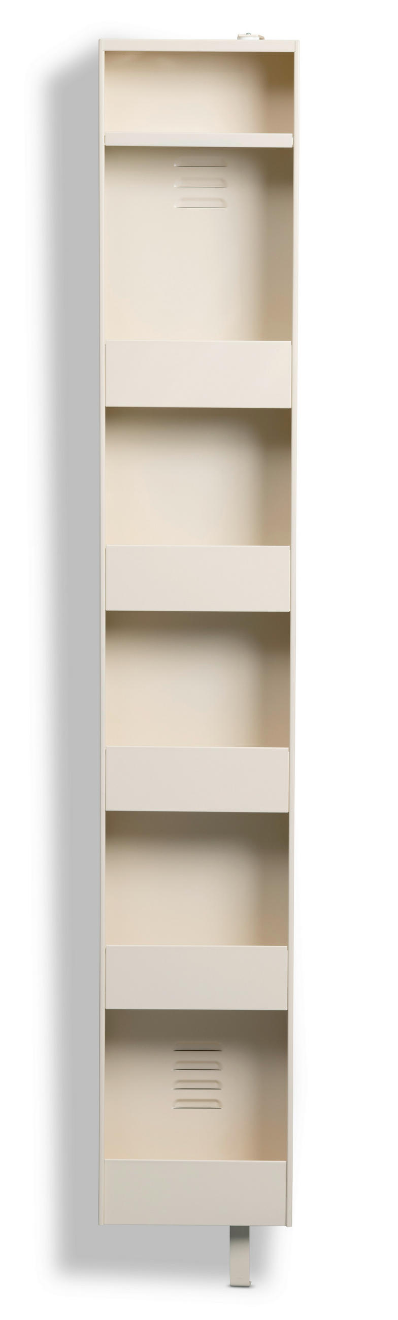 SCHUHSCHRANK Creme  - Creme, Design, Metall (29/176/12cm) - Xora