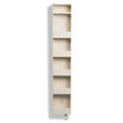 SCHUHSCHRANK  in 29/176/12 cm  - Creme, Design, Metall (29/176/12cm) - Xora
