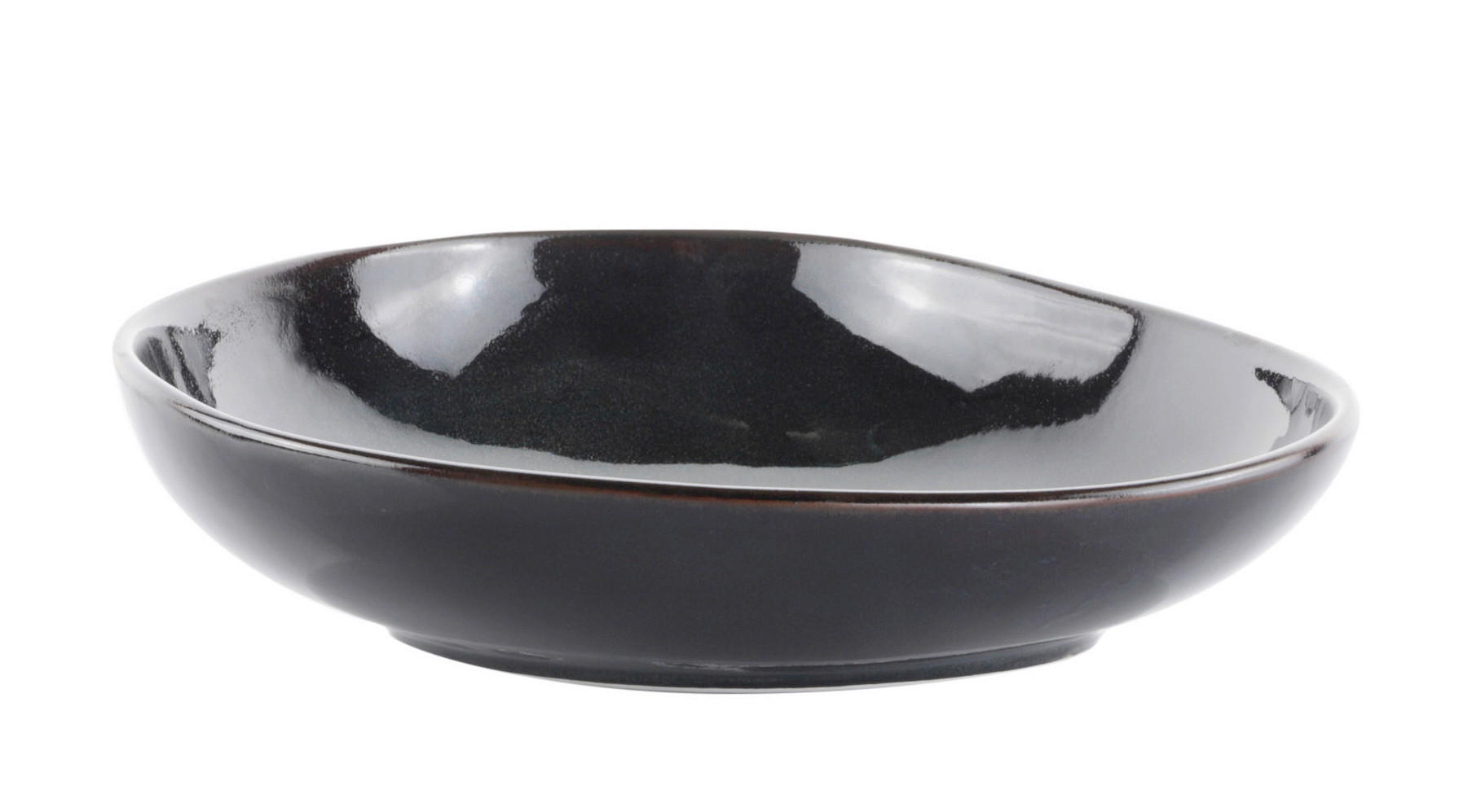 SUPPENTELLER ORGANIC OCEAN BLUE 22,5/19,5 cm  - Dunkelblau, Trend, Keramik (22,5/19,5cm) - Novel