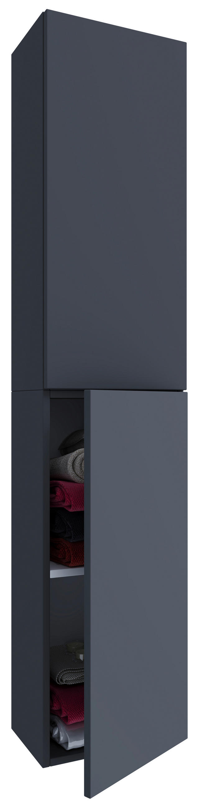 BADEZIMMER 4-teilig  in 94 cm  - Anthrazit/Weiß, MODERN, Keramik/Holzwerkstoff (94cm) - MID.YOU