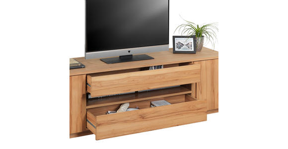 LOWBOARD  180/53,3/49,5 cm 2 Schublade(n) Beimöbel erhältlich, stehend  - Buchefarben, Trend, Holz/Holzwerkstoff (180/53,3/49,5cm) - Linea Natura