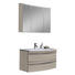 BADEZIMMER Kastanienfarben - Kastanienfarben/Weiß, Design, Keramik (93cm) - Welnova BADEZIMMER Kastanienfarben - Kastanienfarben/Weiß, Design, Keramik (93cm) - Welnova
